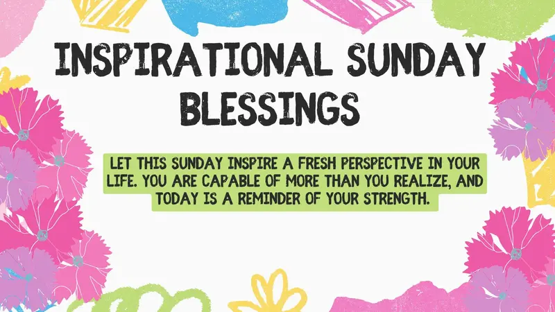Sunday Blessings