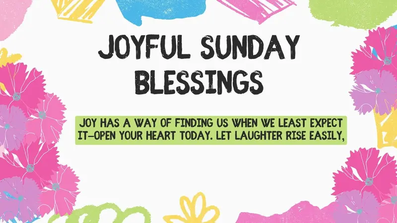 Sunday Blessings