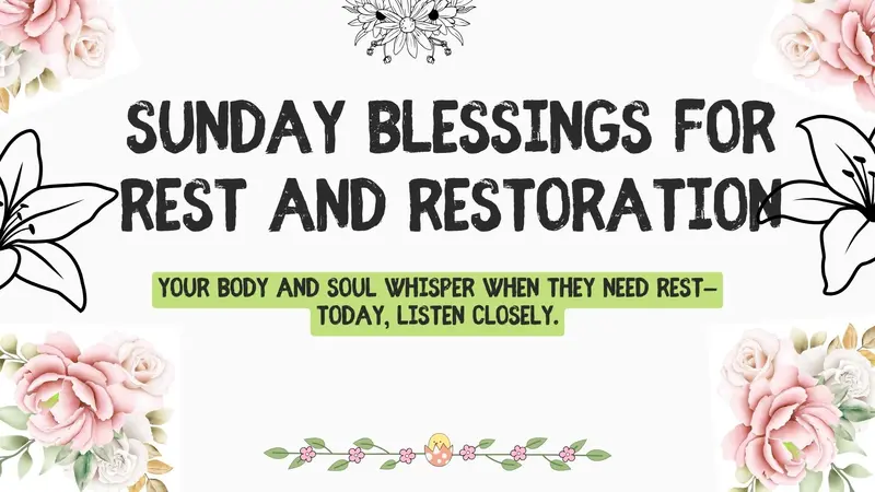 Sunday Blessings