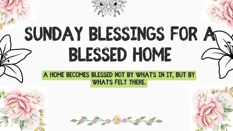 Sunday Blessings