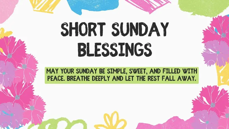 Sunday Blessings