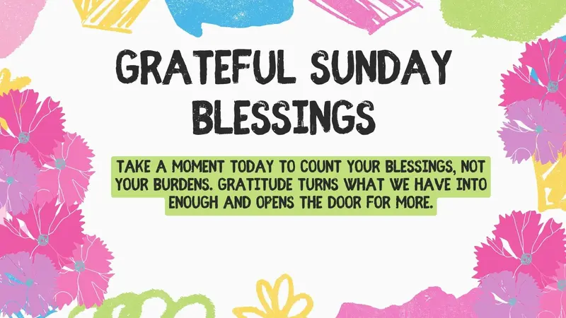 Sunday Blessings