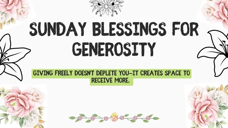 Sunday Blessings